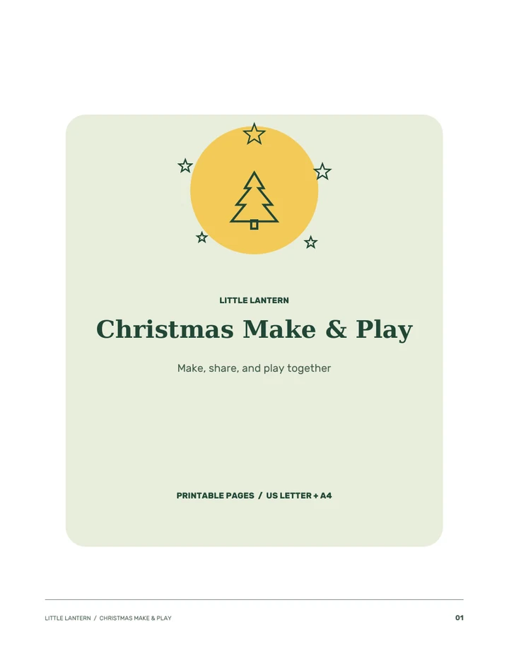 Christmas Make & Play — page 1