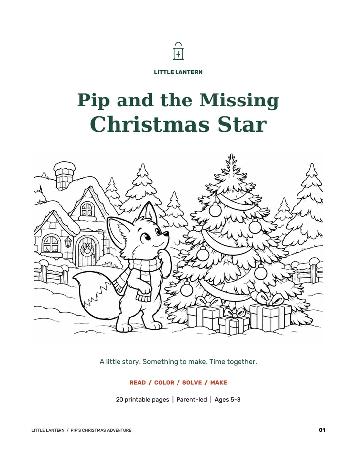 Pip and the Missing Christmas Star — page 1