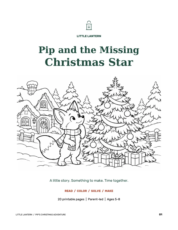 Pip and the Missing Christmas Star cover